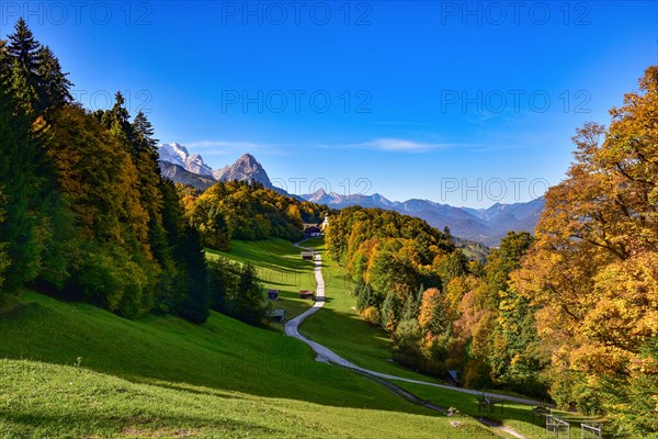 Wamberg above Garmisch in the Wetterstein mountains