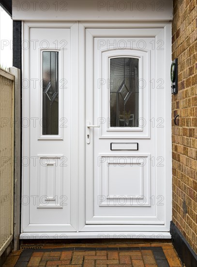 Modern doors made of plastic