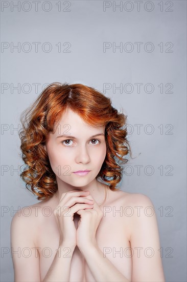 Portrait of a red-haired woman