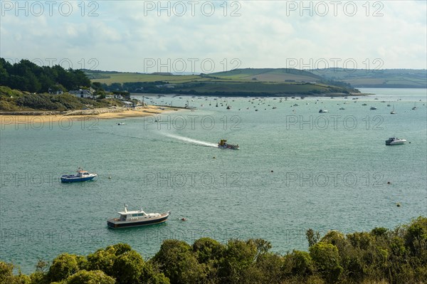 Town of Padstow viewed across the harbour