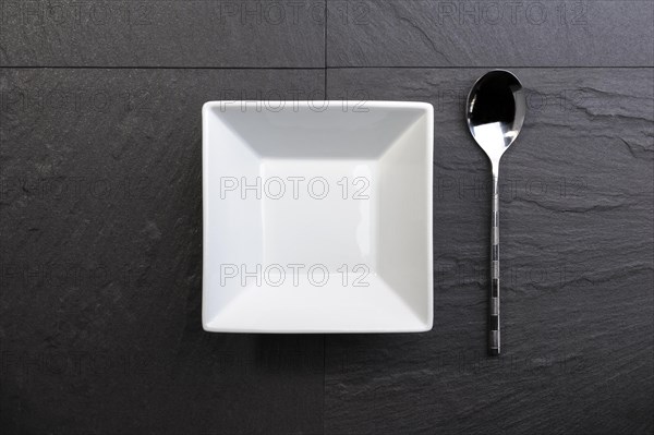 Soup plate and spoon