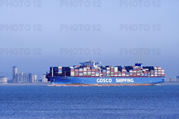 Chinese container ship