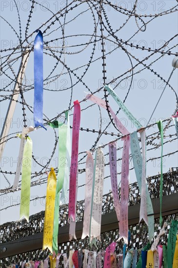 Ribbons pinned to the DMZ