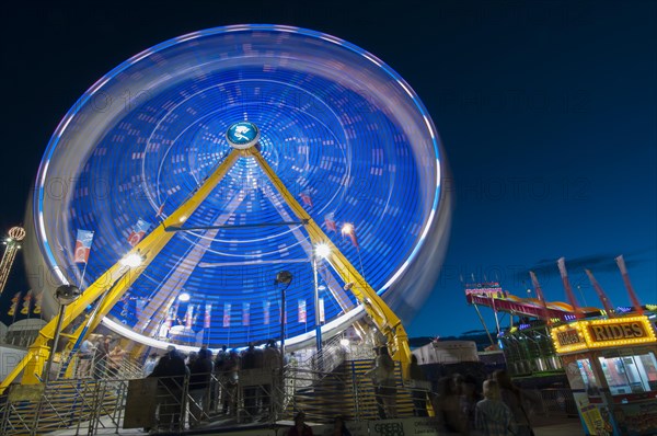 Ferris wheel at night