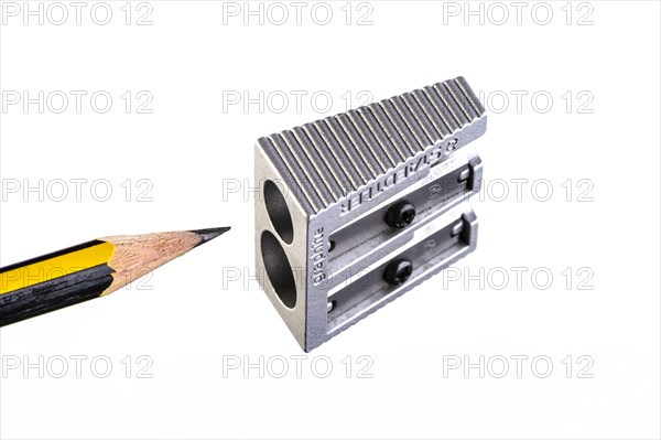 Pencil and sharpener