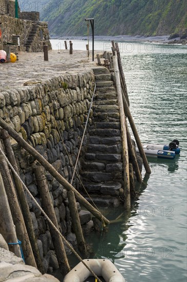 The end of the harbour sea wall