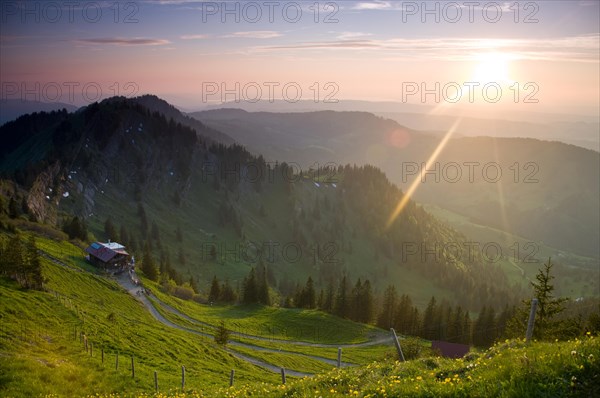 View from Hochgrat near Oberstaufen