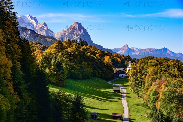 Wamberg above Garmisch in the Wetterstein mountains