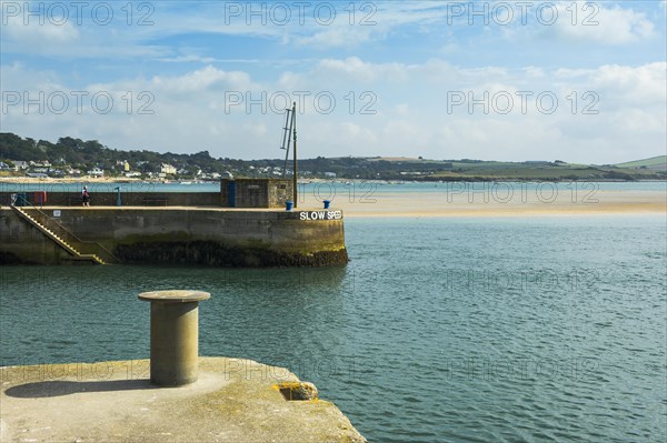 Town of Padstow viewed across the harbour