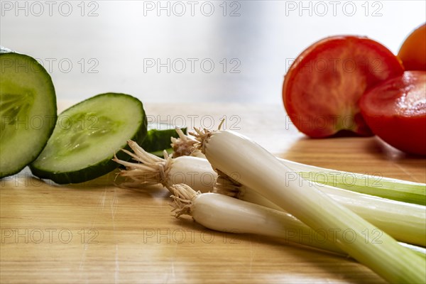 Sliced cucumber