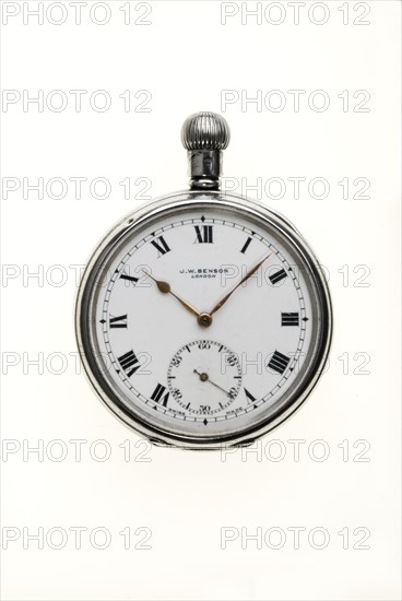 Open faced pocket watch