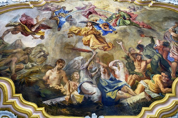 Ceiling fresco