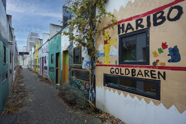 Wall painting in the former Olympic Village