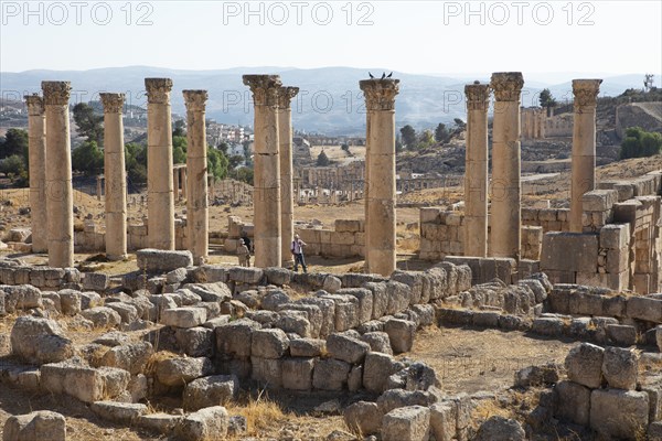 Columns in the ancient city of Gerasa