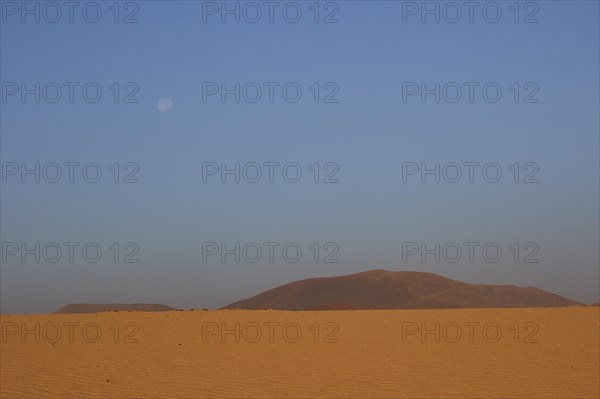 Ochre sand desert