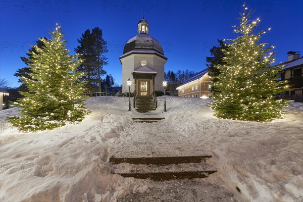 Silent Night Chapel in winter