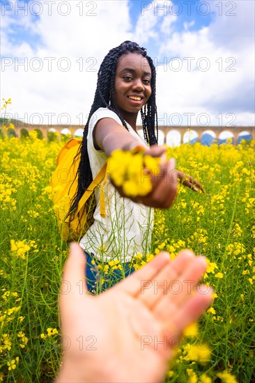 Offering a flower