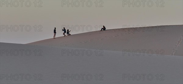 Dune in pale evening light