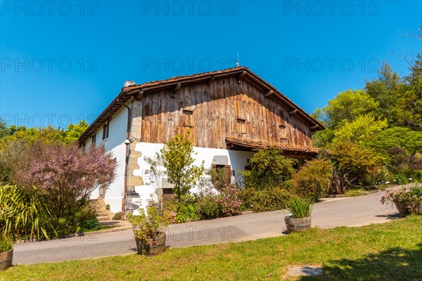 Traditional farmhouse in the Iturraran Natural Park in Pagoeta