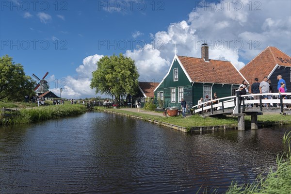 Rural scene in the Zaanse Schans open-air museum