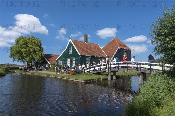 Rural scene in the Zaanse Schans open-air museum