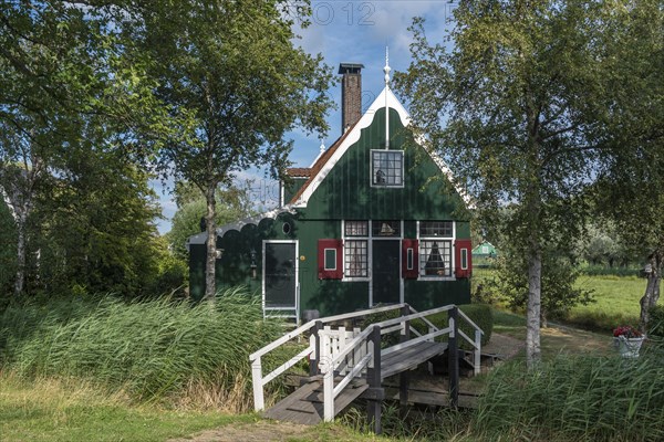 Rural scene in the Zaanse Schans open-air museum