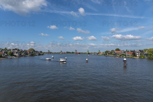 Zaanse Schans Open Air Museum on the River Zaan