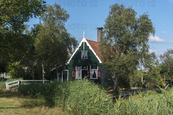 Rural scene in the Zaanse Schans open-air museum