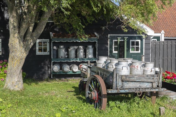 Rural scene in the Zaanse Schans open-air museum