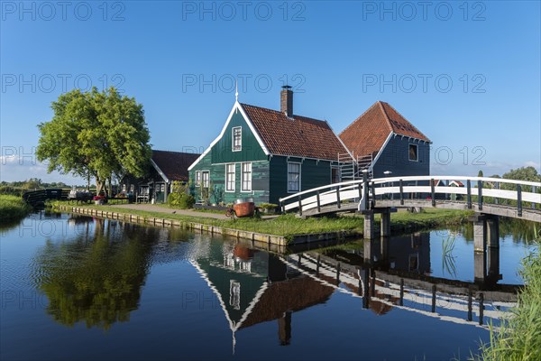 Rural scene in the Zaanse Schans open-air museum