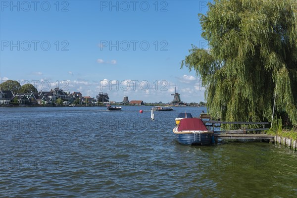 Landscape along the river Zaan