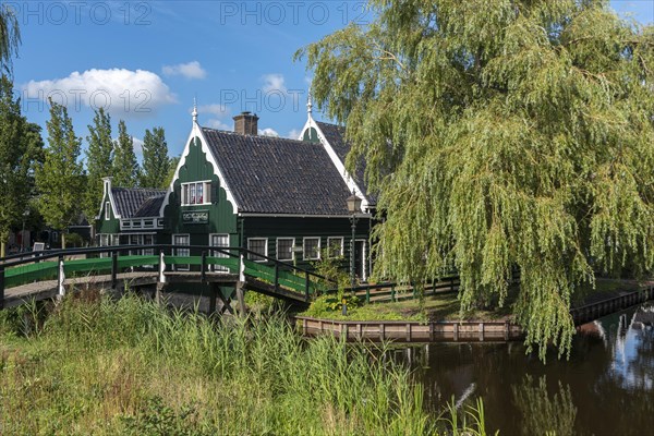 Rural scene in the Zaanse Schans open-air museum