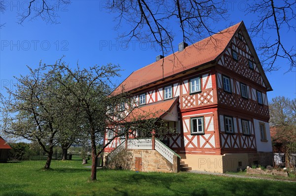 One of the oldest half-timbered houses in Germany