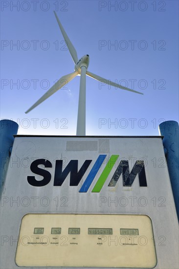 Wind turbine on the Muellberg in Froettmaning