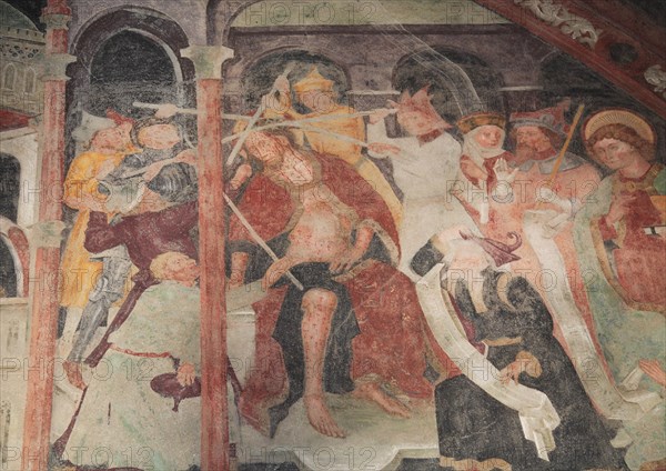 Frescoes on the Cathedral of Bressanone