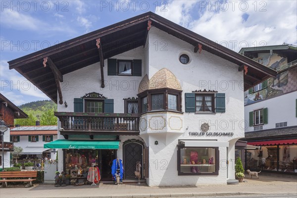 Old house with shop