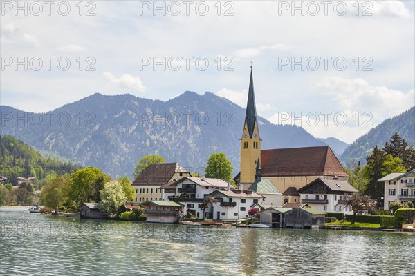 Church of St Laurentius with Tegernsee