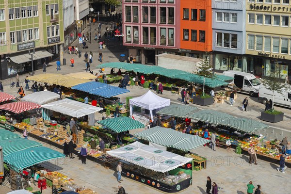 Weekly market at the market place