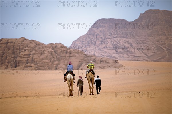 Riders on camelid