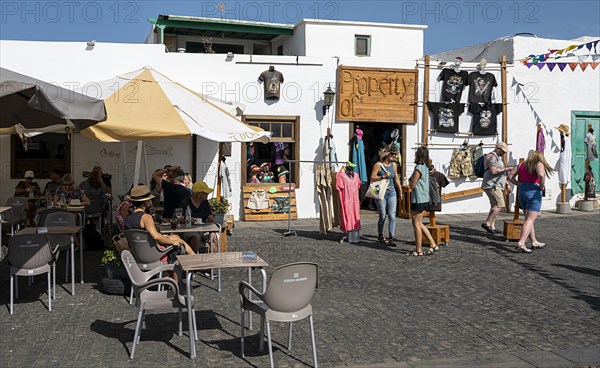 Sunday market and old town of Teguise