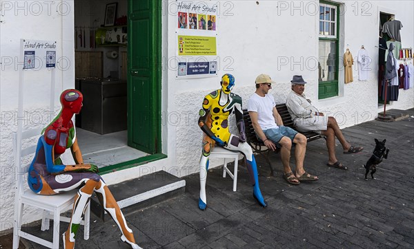 Sunday market and old town of Teguise