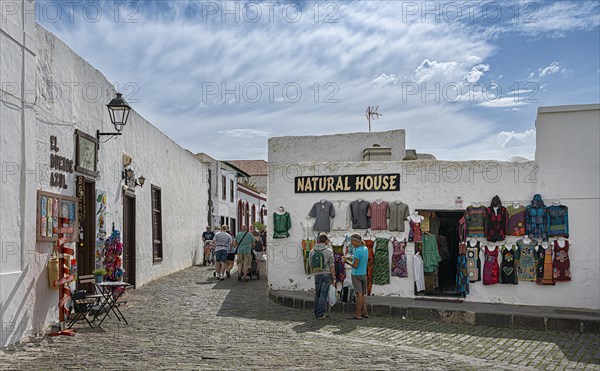 Sunday market and old town of Teguise