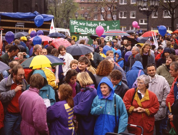 The traditional Easter march