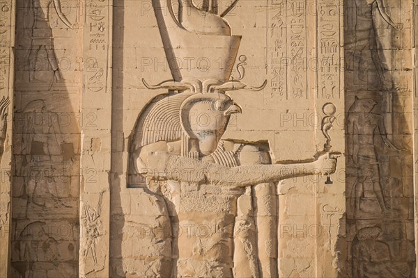 Relief of the main god of the temple Hor-Behdeti