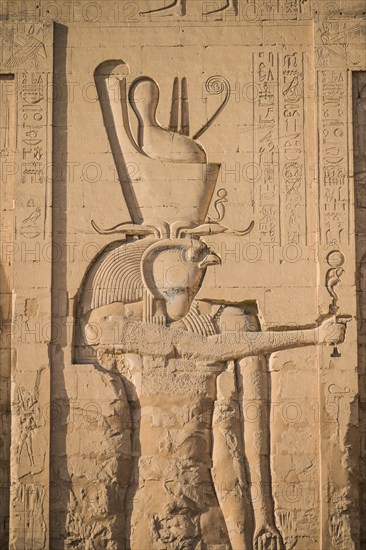 Relief of the main god of the temple Hor-Behdeti