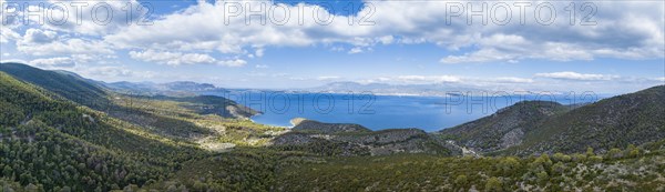 View over sea and landscape