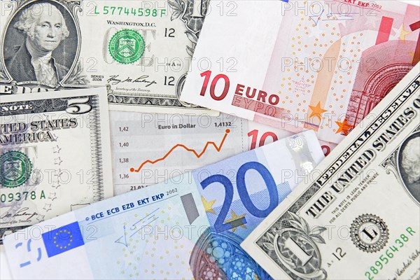 Euro banknotes