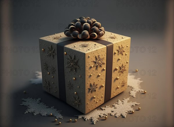 Christmas holiday concept with gift box