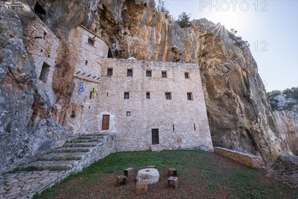 Ancient Byzantine Monastery of the Egg on a Rock Face