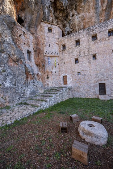 Ancient Byzantine Monastery of the Egg on a Rock Face